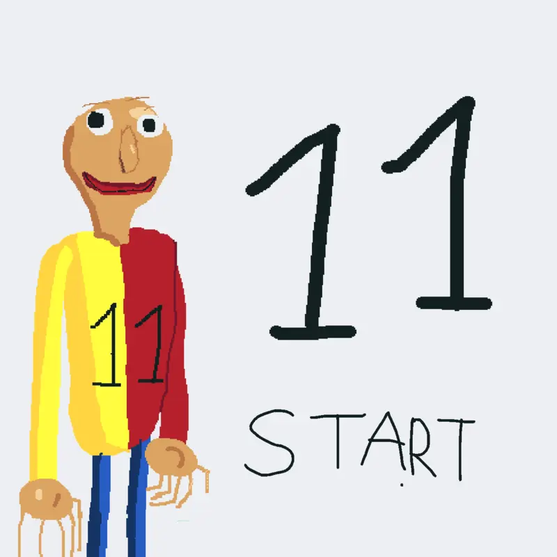 Baldi 11 mod number by @FoxproductionsStudios192