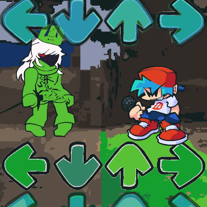 Fnf test by @Halloweener