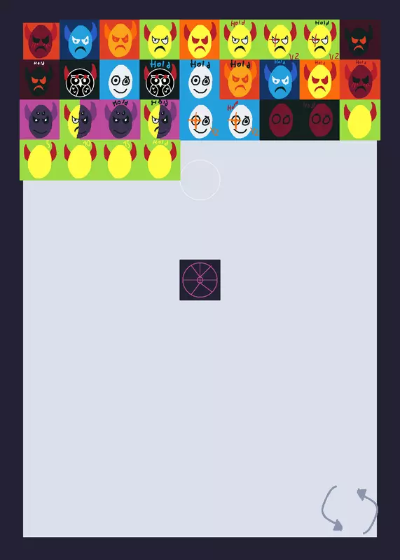 Draw to smash but button clickers by @flagbandmaker