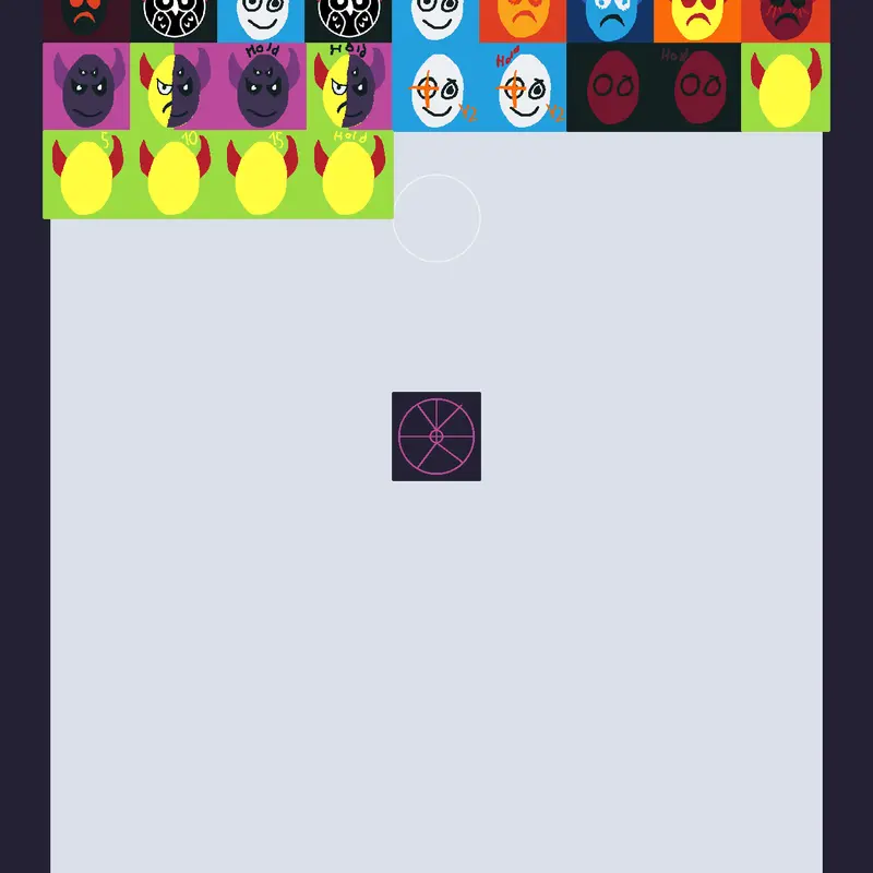 Draw to smash but button clickers by @flagbandmaker