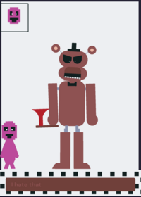 Freddy fazbear rag doll