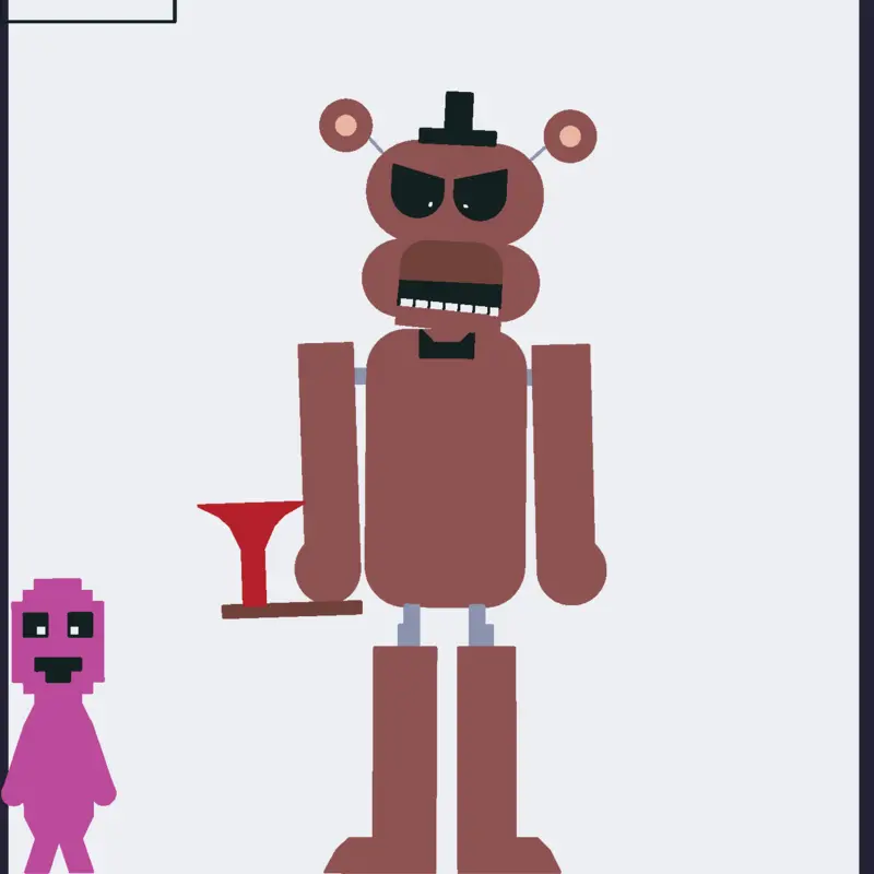 Freddy fazbear rag doll by @lightPangs