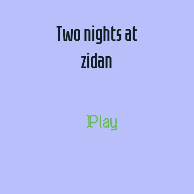 Game by @alzidan