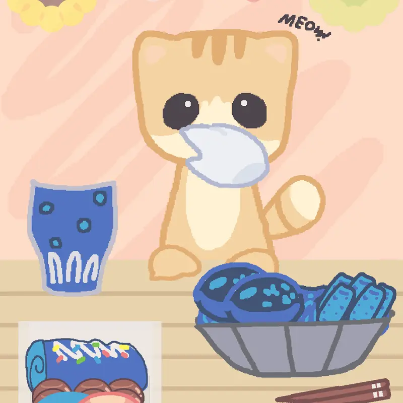 Cute cata mustang theme:BLUE by @CrossBilly