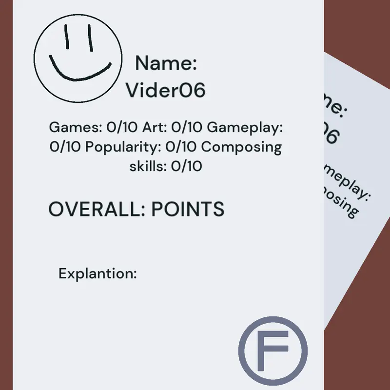 Game by @Vider06