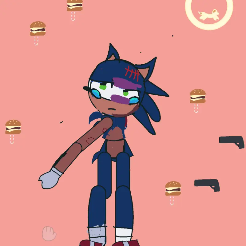 Sonic ragdoll v3 by @DaemynbloxxCE