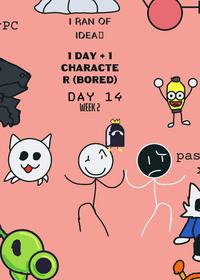 1 day 1 character (if i remember)