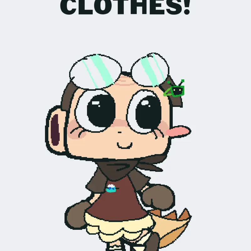 Draw Shelly's Clothes by @YourLocalDogCo