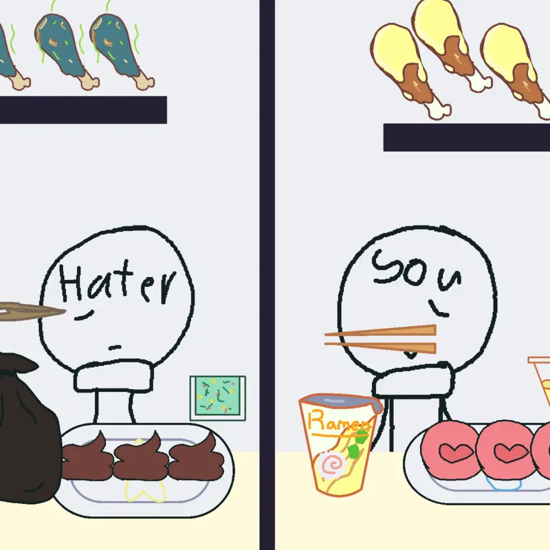 Mukbang but revenge by @AlsgaoKlfa