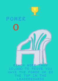 Don't touch my chair