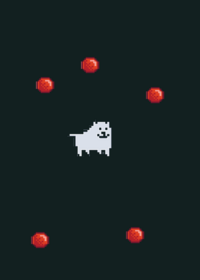 Annoying Dog Atrapando los artifactos