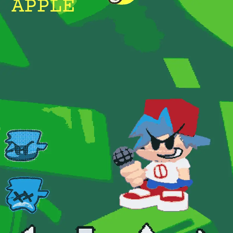 Bf 3D Golden apple by @BF_XD