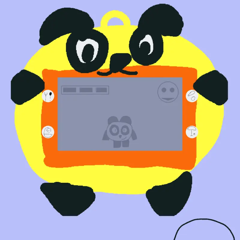 3 Pandas in Japan Tamagotchi Minigame by @hhgv