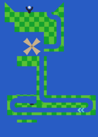 Loopy loop golf course