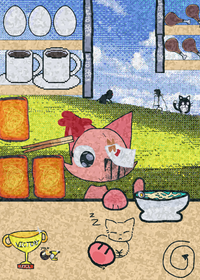 Mukbang with my oc in (animal hospital...