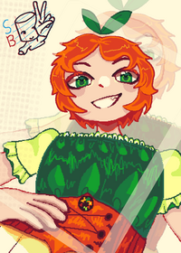 the outfit is so random-