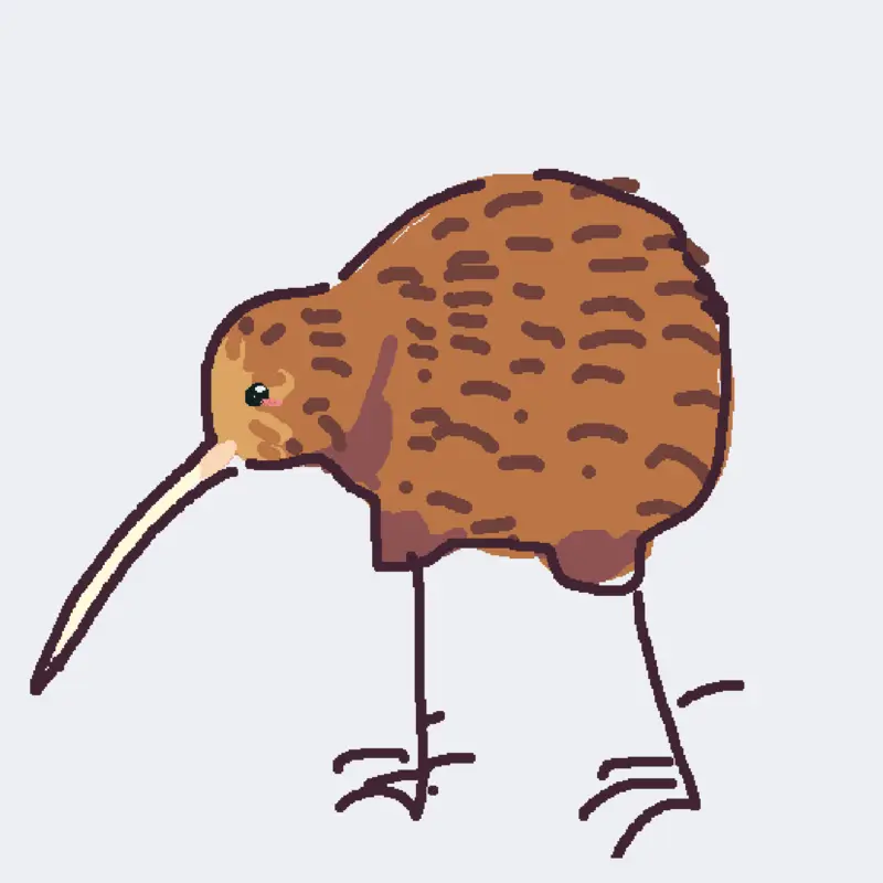 Kiwi by @Iloafmycat
