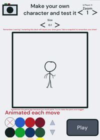 Make your own character and test it