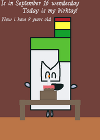 Today is my birhtay!