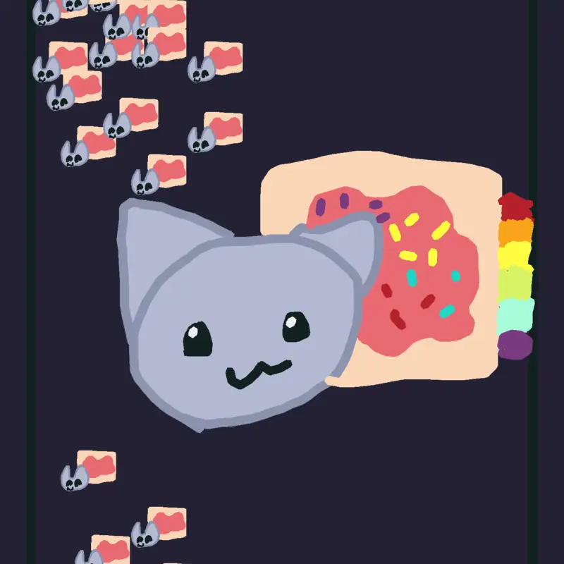 Nyan cats go cray cray by @HafizahIrwan