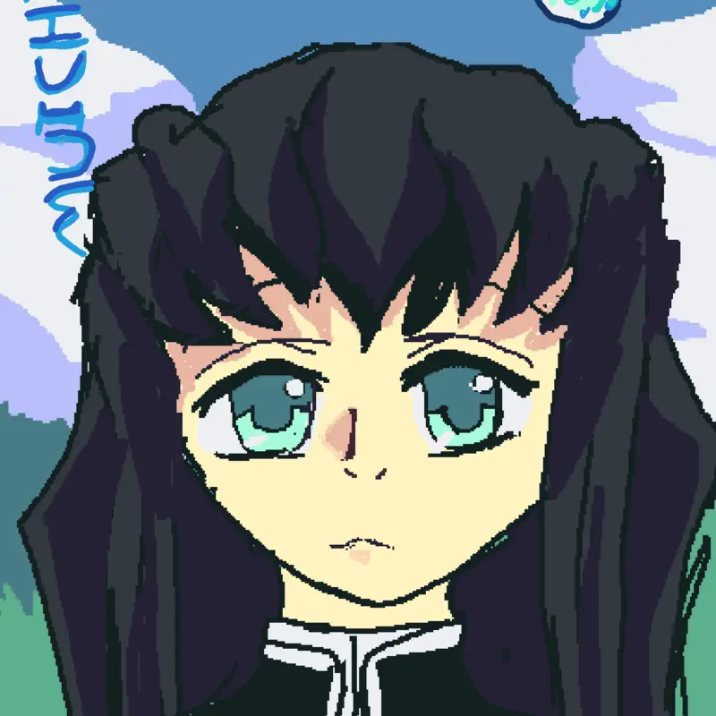 Demon slayer, Muichiro tokito, anime by @old_fandoms_healer2