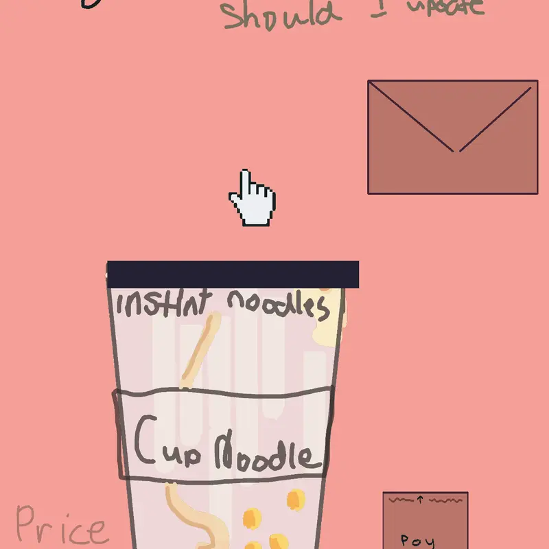 Buy cup noodle [test] by @thesimplecake