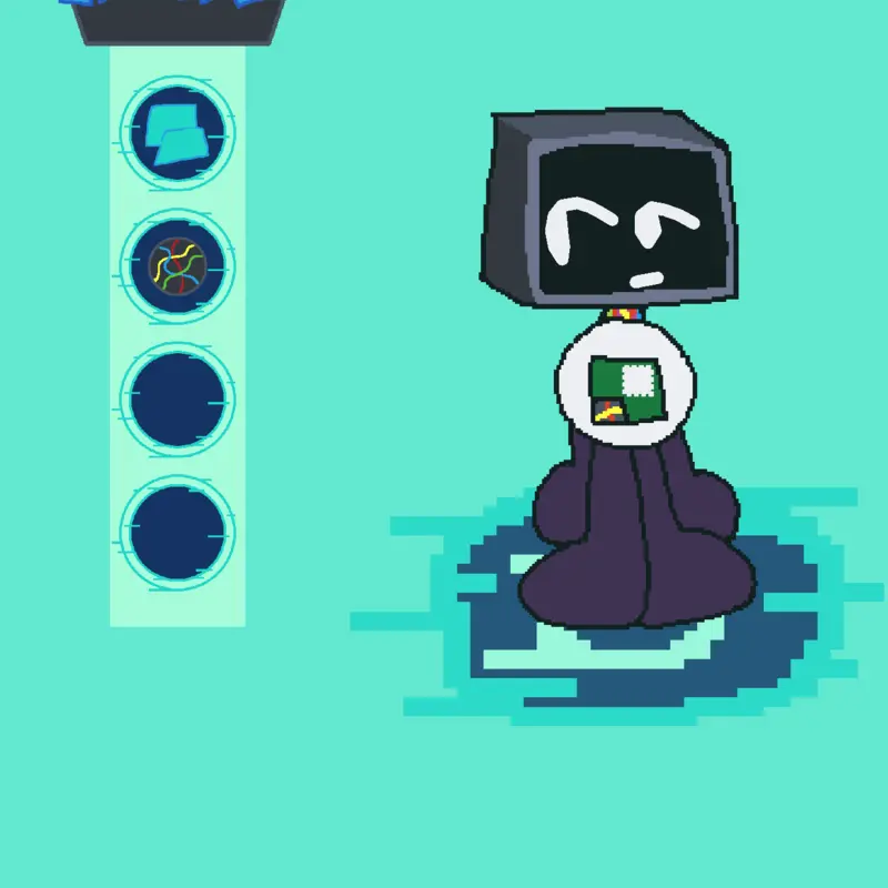 Holographic island screepart by @RoMakez