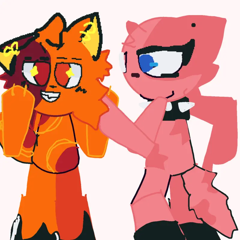 FROZEN CHERRY AMD FLAME by @Cambrie