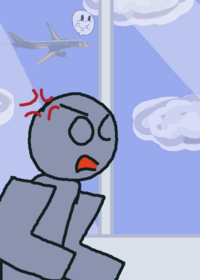 we missed your flight how are we supposed to...