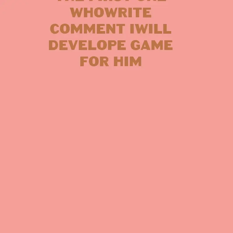 Game by @mourad11