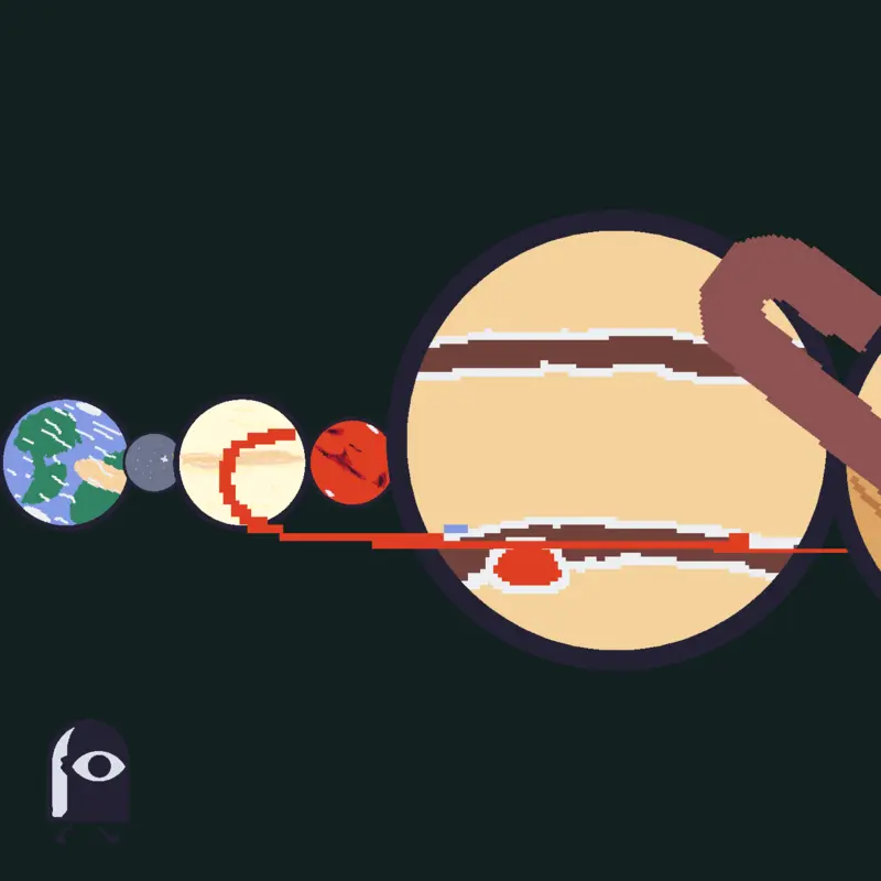 Distance between the Earth and the Moon by @Nando1Mario
