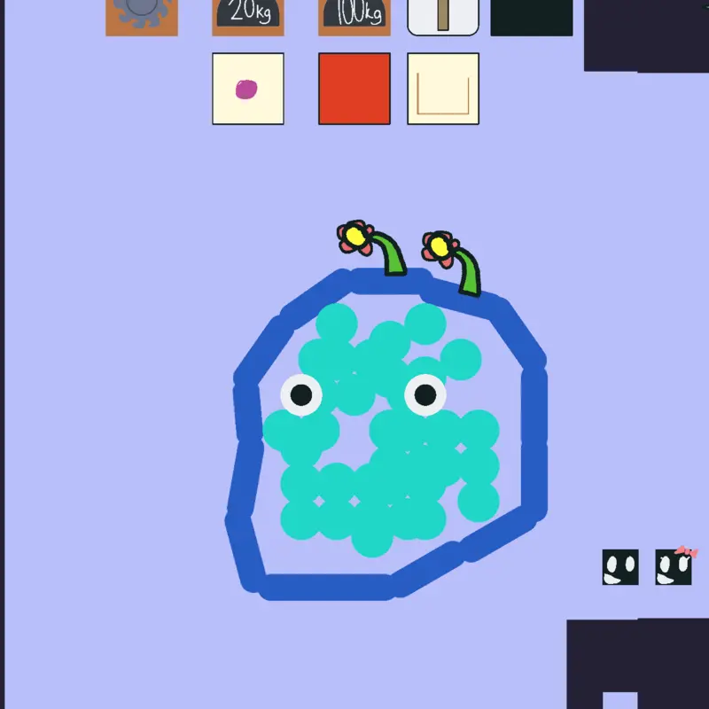 A cute slime by @El-michi-alien-xd