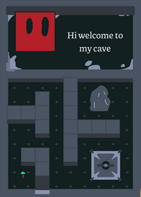 Red cube's cave
