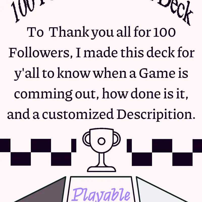 100 Followers Special Deck by @Fupay_Studio