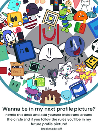 Wanna be in my next profile picture?