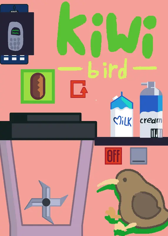 Kiwi bird blender by @kiwi-bird