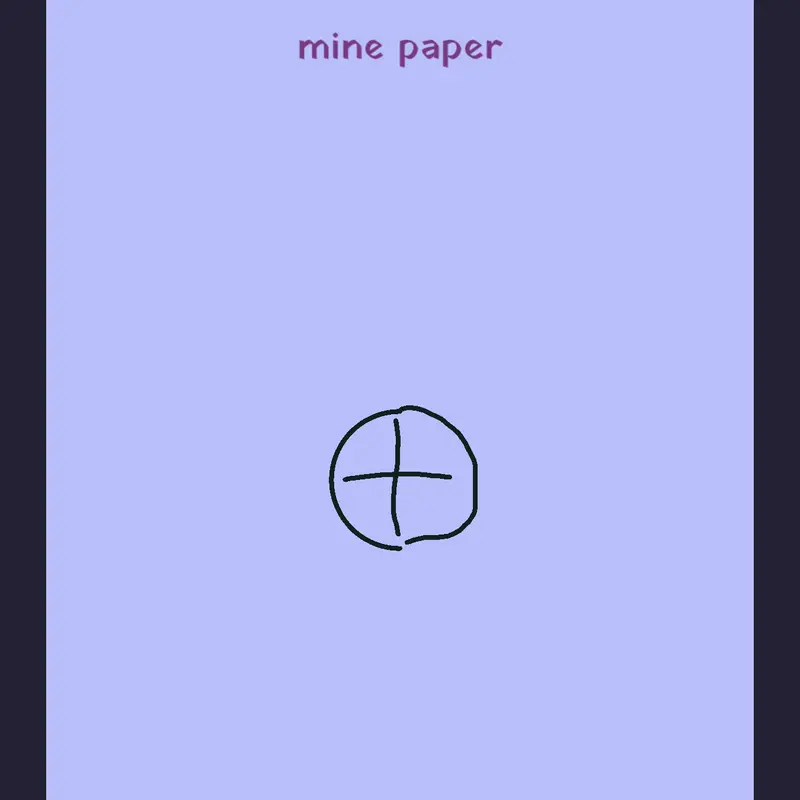 Use mine paper by @mine-paper