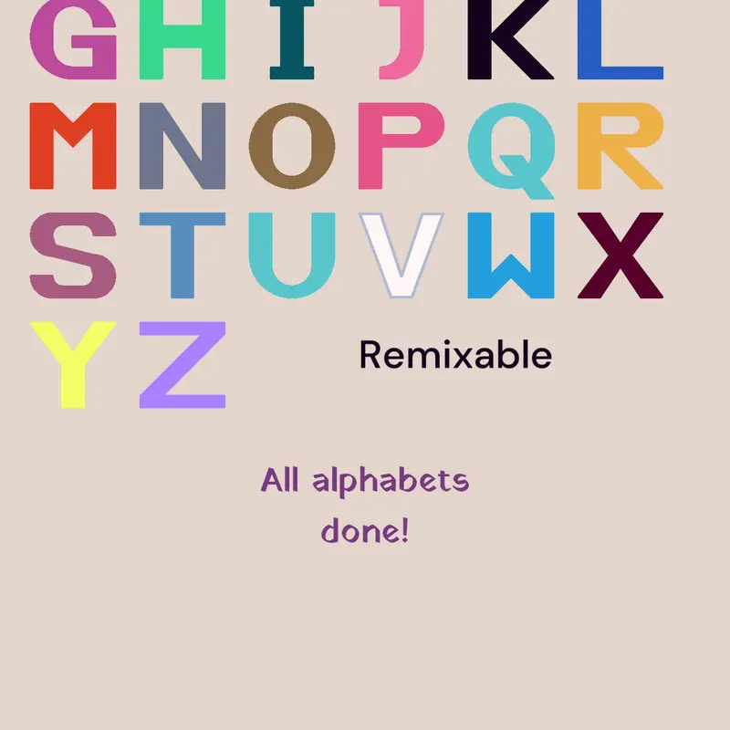 Alphabet band off the drain by @Sometcffan5thalt