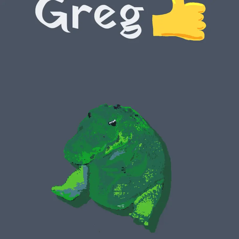 Greg (thumbs up emoji) by @Neca2os