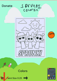 Sprunki drawing game