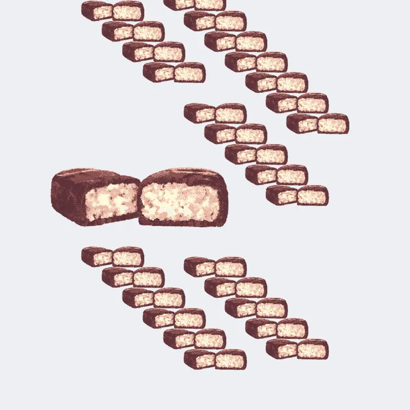 Want half a mounds bar? What? Who eats a by @Mounds