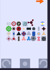 I added more spinners like 2