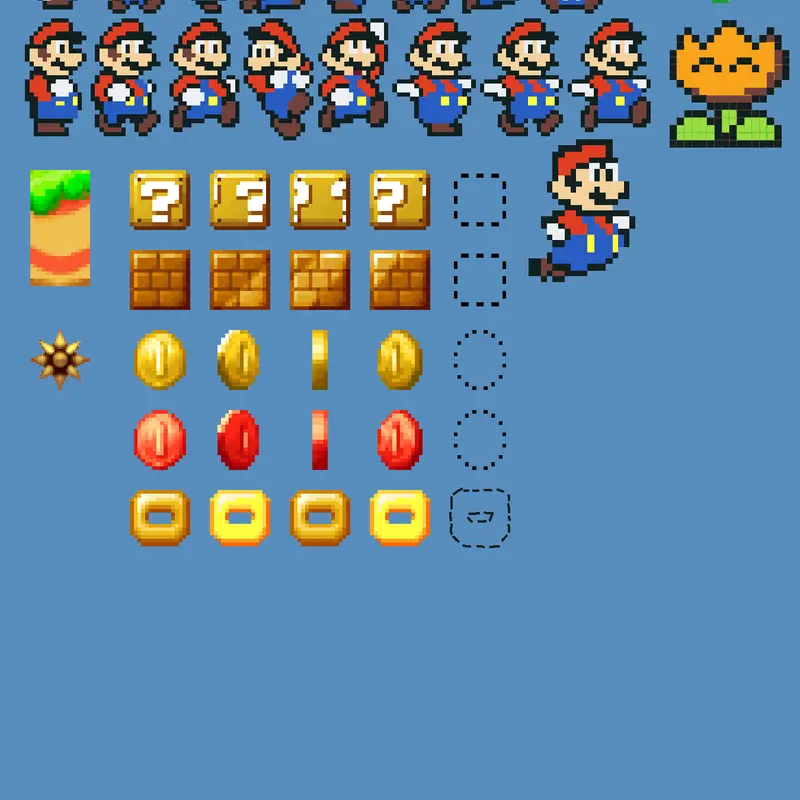 Mario sprite by @Lautaro_oficial_XD