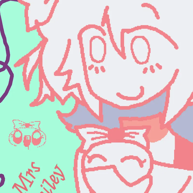 Mrs Smiley + animation test by @Im_Cleo