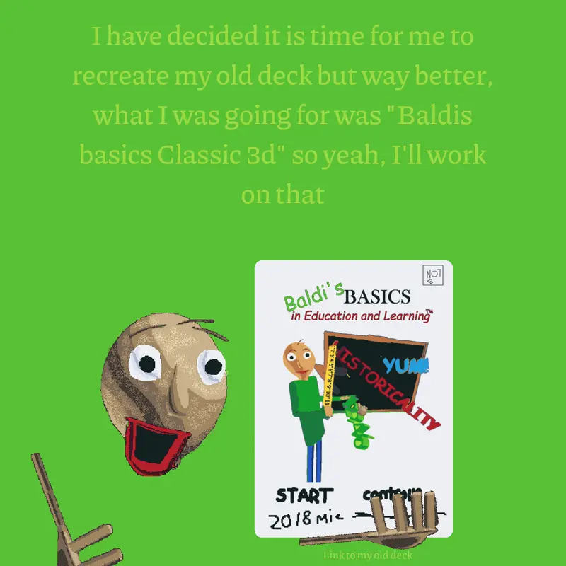 Knuxteam baldi 3d remake Info by @KnuxTeam