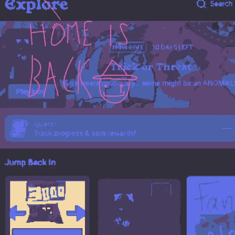 HOME IS BACK by @BLUBLI_Blue