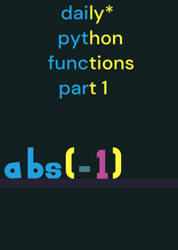daily* python functions 1
