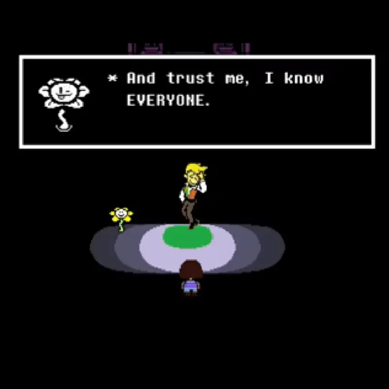 Flowey meets flowery by @Guest123432