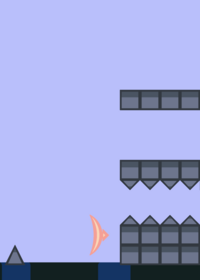 Defeating red cube with brown cube |...
