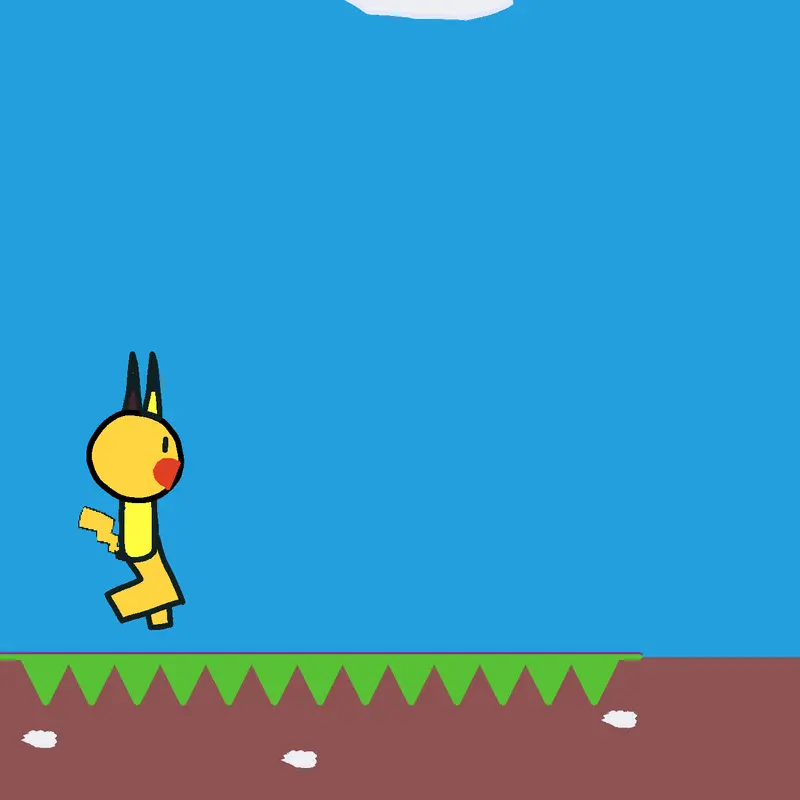 Pikachu Runner by @_RaiChu